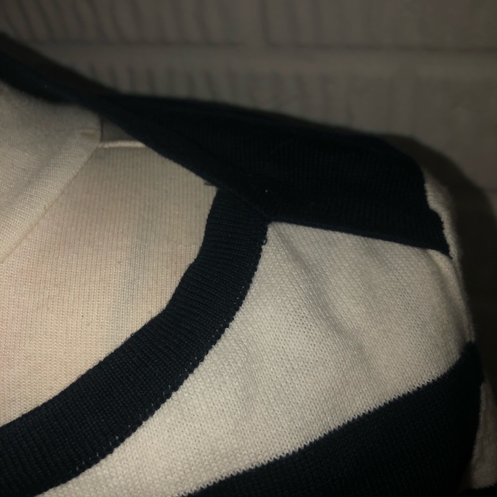 Tommy Hilfiger M Blue White Stripe Light Sweater NWT NEW - Picture 3 of 6